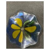 Collection of Glass Decorative Fused Glass Trinket and Candy Dishes