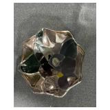 Collection of Glass Decorative Fused Glass Trinket and Candy Dishes