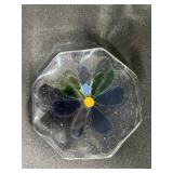 Collection of Glass Decorative Fused Glass Trinket and Candy Dishes