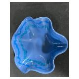 Collection of Glass Decorative Fused Glass Trinket and Candy Dishes