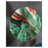 Set of Handcrafted Art Glass Bowls in Assorted Colors and Patterns