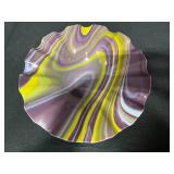 Set of Handcrafted Art Glass Bowls in Assorted Colors and Patterns