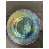 Collection of Studio Art Glass Bowls, Fish Figure, and Agate Hanging Piece