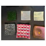 Collection of Art Glass Decorative Plates and Trays