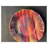 Collection of Art Glass Decorative Plates and Trays