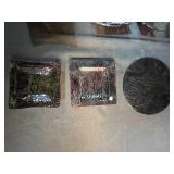 Collection of Art Glass Decorative Plates and Trays