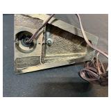 Collection of 3 Vintage Table Lamps Including Art Deco Bronze Sculpture and Stained Glass