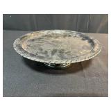 Silversmithing and Art Metal Book with Sheridan Silverplate Bowl, Tray, and Ornate Crumb Set