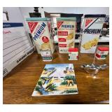 Vintage Kitchenware Collection with Nabisco Tins, Spice Tins, Cookie Cutters, Yellowstone Tile, and Gravy Boat