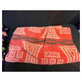 Set of 4 Colorful Throw Blankets and Rugs