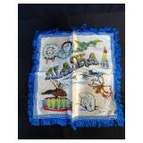 Collection of Vintage State Souvenir Tea Towels and Linens