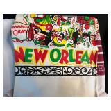 Collection of Vintage State and Travel Souvenir Linen Tea Towels