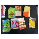 Collection of Vintage State and Travel Souvenir Linen Tea Towels