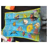 Collection of Vintage State and Travel Souvenir Linen Tea Towels