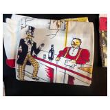 Collection of Vintage State and Travel Souvenir Linen Tea Towels