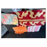Collection of Vintage Quilts and Blankets Assorted Patterns