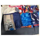 Collection of Vintage and Decorative Handkerchiefs and Scarves