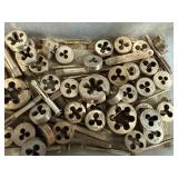 Large Assortment of Taps, Dies, and Tap Wrenches