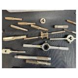 Large Assortment of Taps, Dies, and Tap Wrenches