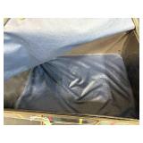 Vintage Mixed Lot: Tartan Case, Bahamas Airways Bag, Wood Tray, Tools and Collectibles