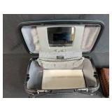 Samsonite Green Train Case with Mirror and Ralph Lauren Safari Box