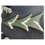 Assorted Holiday Tree and Forest Decor Figurines with Candle Holders