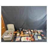 Vintage and Antique Collectibles Lot with Stereoscope Viewers, Ephemera, and Trinkets