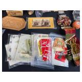 Vintage and Antique Collectibles Lot with Stereoscope Viewers, Ephemera, and Trinkets