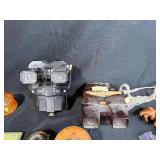 Vintage and Antique Collectibles Lot with Stereoscope Viewers, Ephemera, and Trinkets