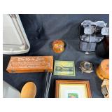 Vintage and Antique Collectibles Lot with Stereoscope Viewers, Ephemera, and Trinkets
