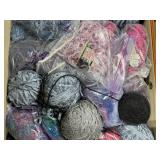 Vintage Samsonite Suitcase Filled with Assorted Yarn and Thread