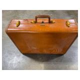 Vintage Samsonite Suitcase Filled with Assorted Yarn and Thread