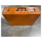 Vintage Samsonite Suitcase Filled with Assorted Yarn and Thread