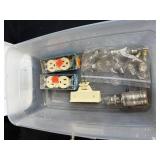 Mixed Lot of Hand Tools, Hardware, Electrical Parts and Workshop Supplies