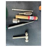 Mixed Lot of Hand Tools, Hardware, Electrical Parts and Workshop Supplies