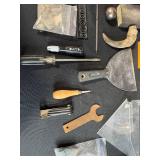 Mixed Lot of Hand Tools, Hardware, Electrical Parts and Workshop Supplies