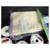 Large Lot of Gift Wrapping Supplies with Ribbons, Tissue Paper, Bags, and More