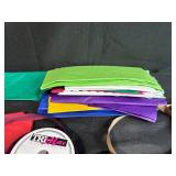 Large Lot of Gift Wrapping Supplies with Ribbons, Tissue Paper, Bags, and More