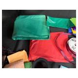 Large Lot of Gift Wrapping Supplies with Ribbons, Tissue Paper, Bags, and More