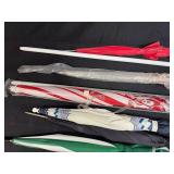 Collection of 5 Vintage and Novelty Umbrellas with Assorted Handles