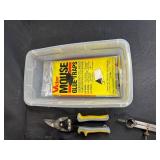 Drafting Tools and Hand Tools Lot with Compasses, Pliers, Templates, and Accessories