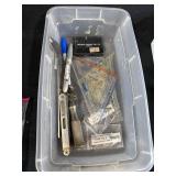 Drafting Tools and Hand Tools Lot with Compasses, Pliers, Templates, and Accessories