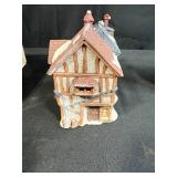 Coca-Cola Town Square Collection Figurines and The Old Curiosity Shop Village Building