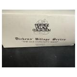 Coca-Cola Town Square Collection Figurines and The Old Curiosity Shop Village Building