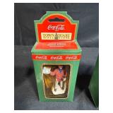 Coca-Cola Town Square Collection Figurines and The Old Curiosity Shop Village Building