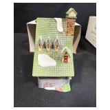 Set of 2 Department 56 North Pole Series Heritage Village Porcelain Buildings