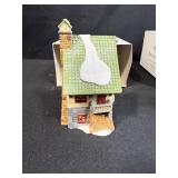 Set of 2 Department 56 North Pole Series Heritage Village Porcelain Buildings