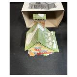 Set of 2 Department 56 North Pole Series Heritage Village Porcelain Buildings