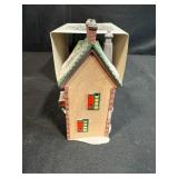 Set of 2 Department 56 North Pole Series Heritage Village Porcelain Buildings