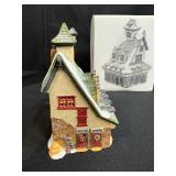 Department 56 Village Pole Pine Tree and Snow Village Building with Boxes